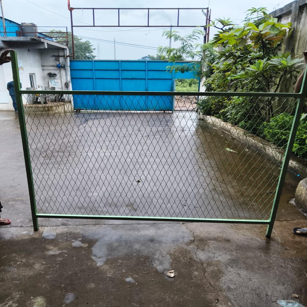 Ready made expanded metal fence