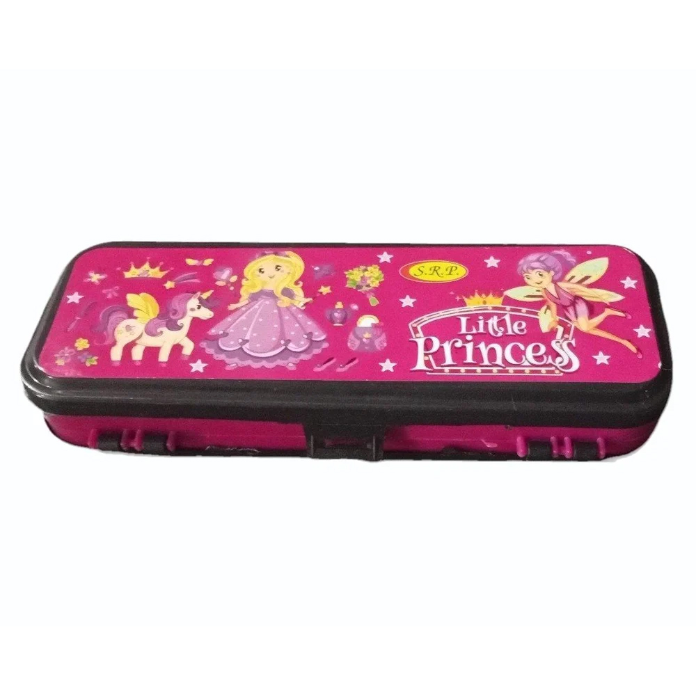 Dark Pink Plastic Pencil Box - Feature: Durable