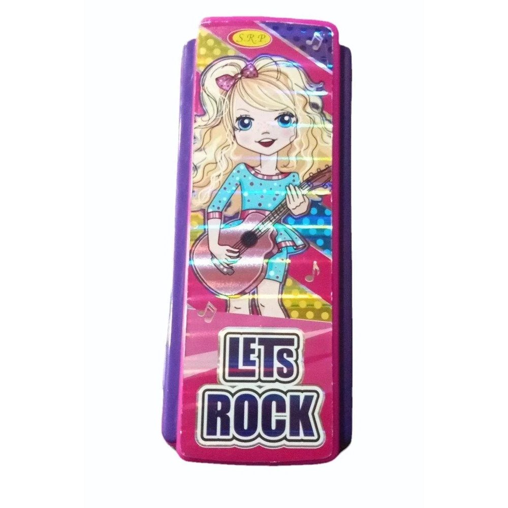 Pink Plastic Pencil Box - Feature: Durable