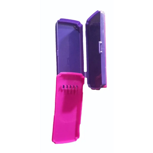 Pink Plastic Pencil Box