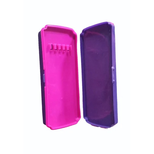 Pink Plastic Pencil Box