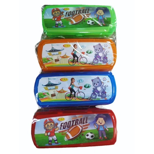 Red Plastic Pencil Box