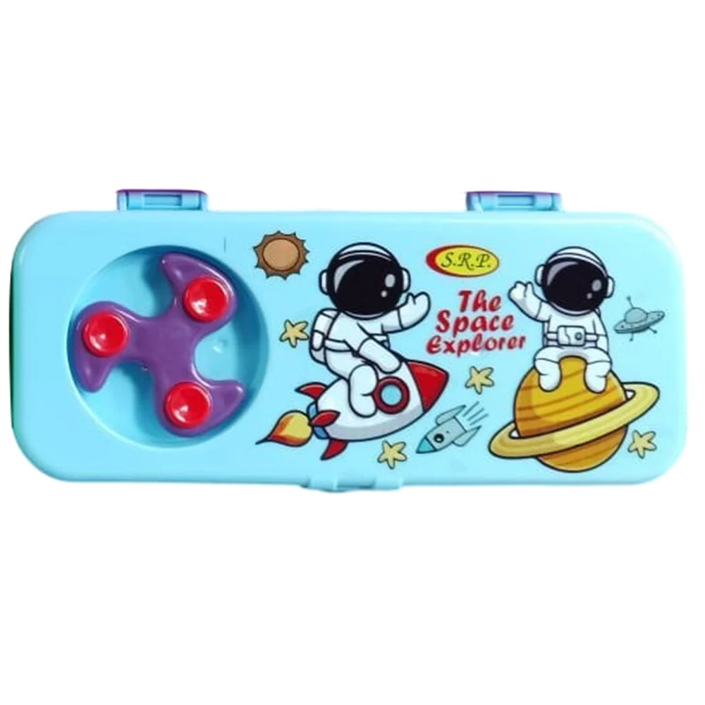 Sky Blue Plastic Pencil Box - Feature: Durable