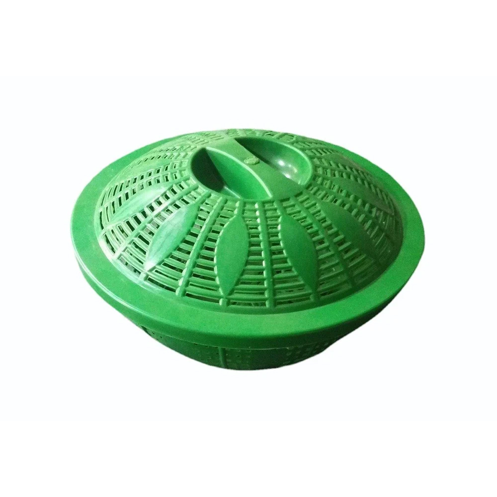 Green Round Plastic Fruit Basket - Features: Durable