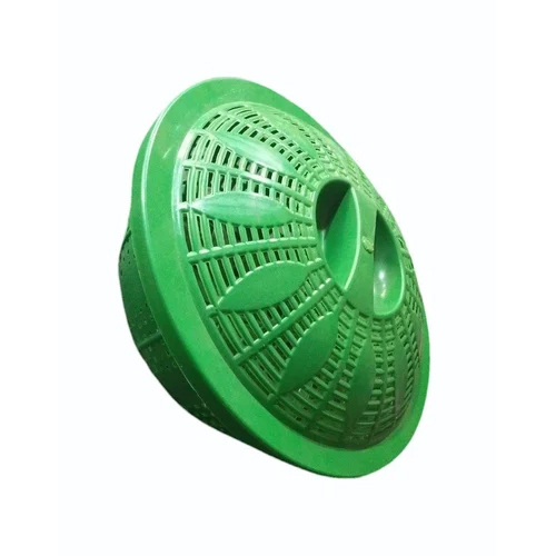 Green Round Plastic Fruit Basket