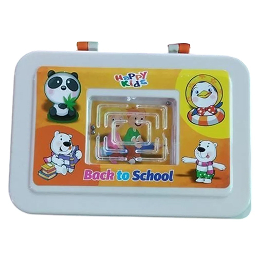 500 Ml Plastic Lunch Box - Color: White(Base)