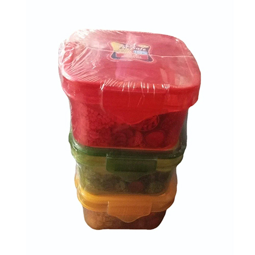400 Ml Plastic Airtight Container Set - Features: Durable