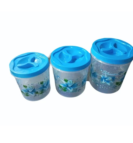 1000 Ml Plastic Airtight Container Set - Features: Durable