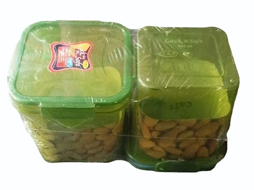800 Ml Plastic Airtight Container Set - Features: Durable