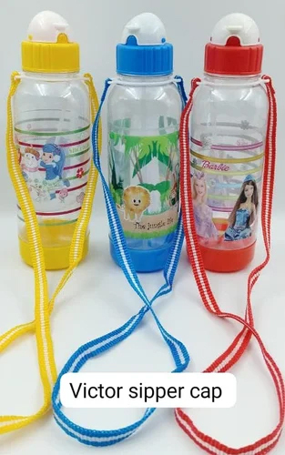 600 ml Plastic Kids Water Bottle Set
