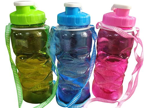650 Ml Plastic Kids Water Bottle Set - Color: Multicolor