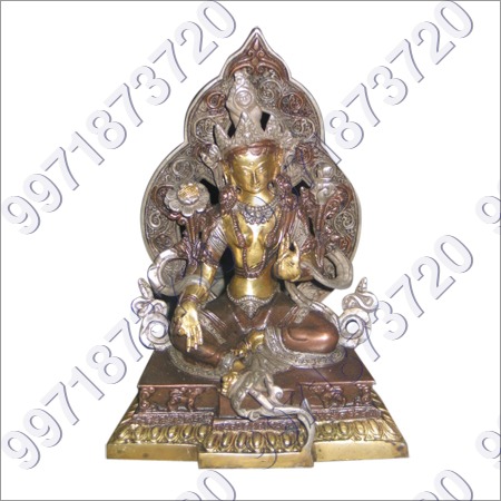 प्राचीन पीतल बुद्ध