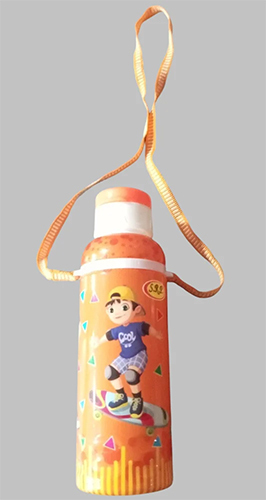 300 Ml Plastic Bottle - Color: Orange