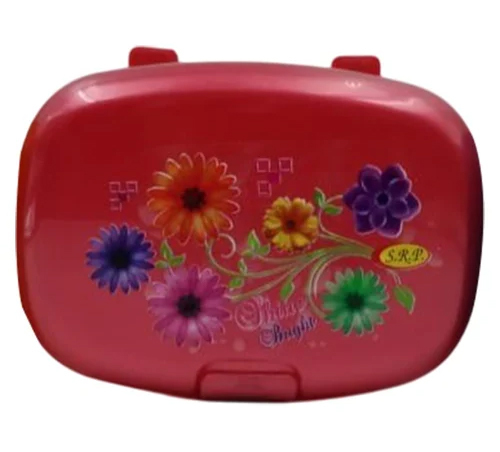Plastic Bath Soap Box - Color: Blue
