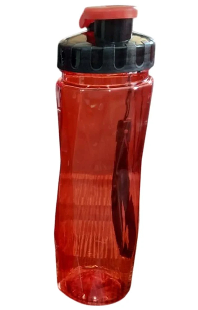 750 Ml Pet Water Bottle - Color: Red