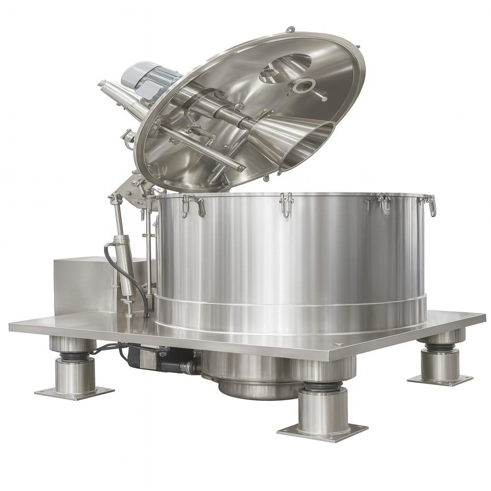 Service Bulk Chemicals HALAR Coated Manual Bag Pulling Basket Centrifuge