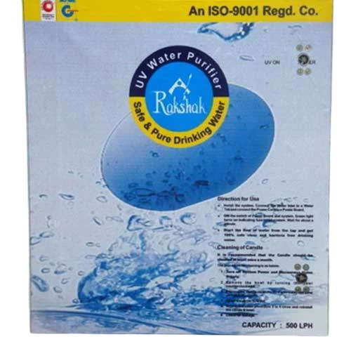 Ultra Violet Water Purifier System - Installation Type: Wall Mounted