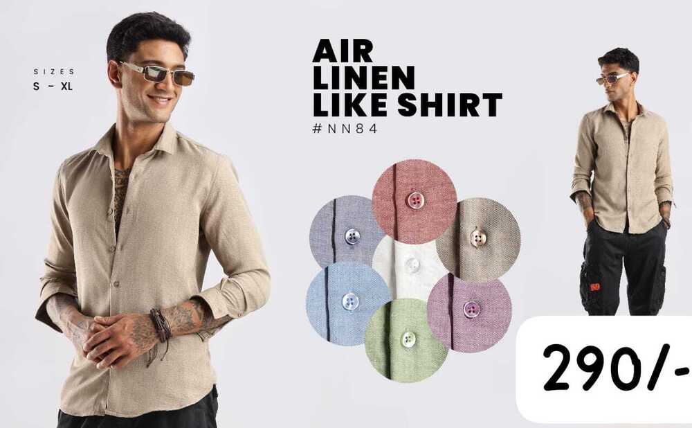 Air linen like shirt