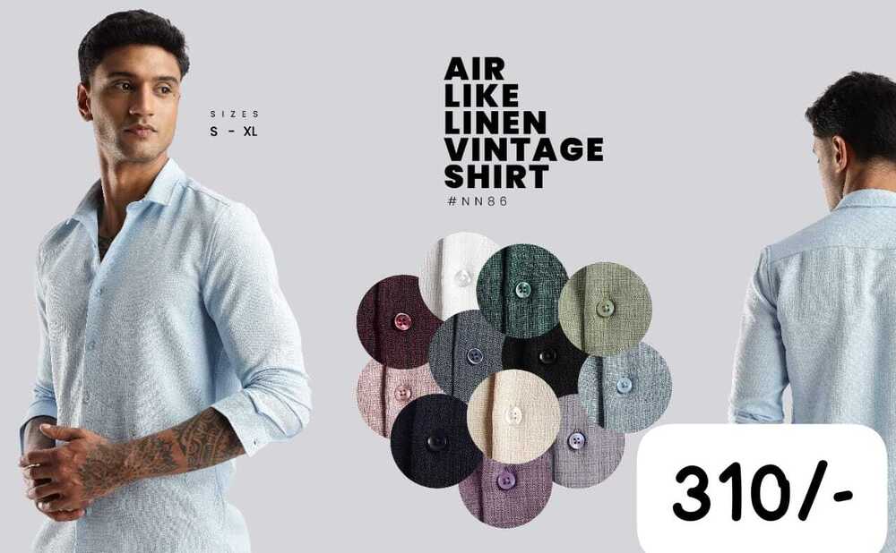 Air linen like shirt