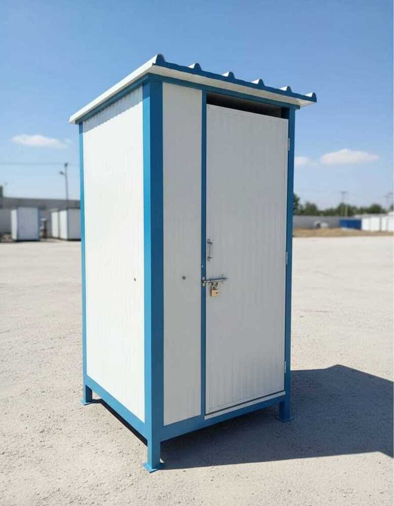 Mobile Toilet Van (Mtv) Blue And White 10 Seater - Door Material: Pvc Window