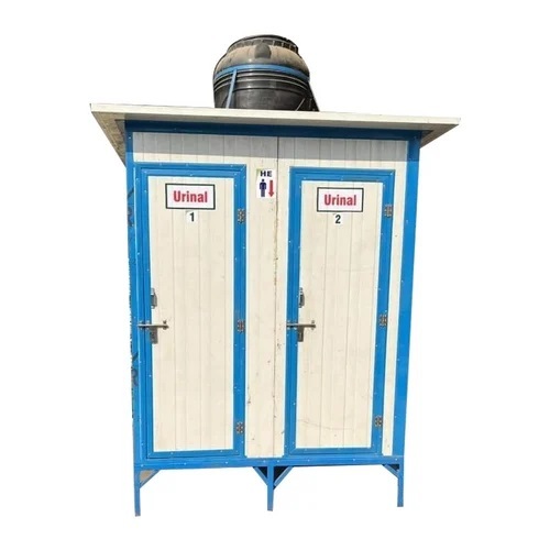 Portable Toilet Cabin Puf Panel - Color: White