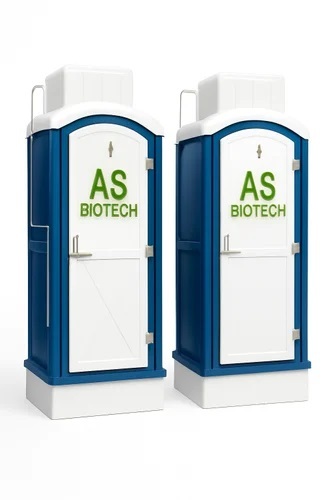 3X3X 7.5 Feet Portable Toilet Plain Frp - Color: White