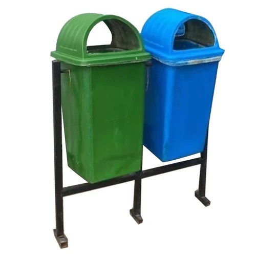 50L Open Storage Plastic Waste Bin Set