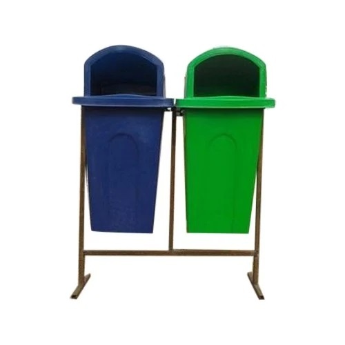 50L Open Storage Plastic Waste Bin Set