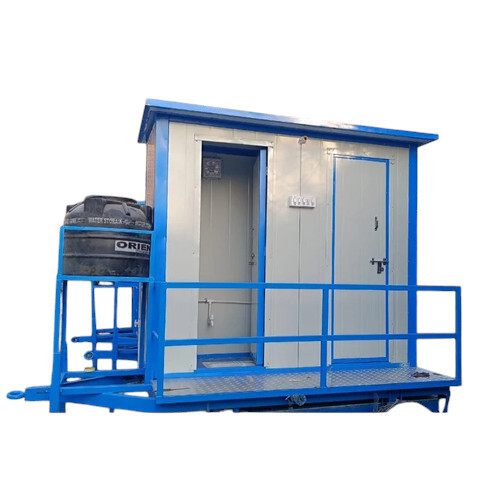 Mobile Tiolet Van (Mtv) White Blue 2 Seater Puf Panel - Door Material: Aluminum Window
