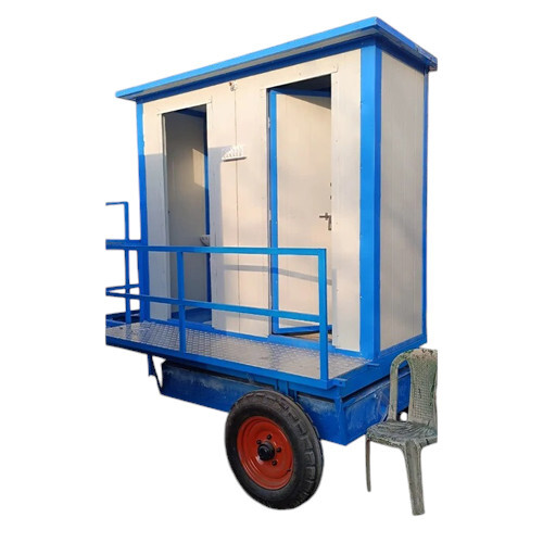 Mobile Tiolet Van (Mtv) White Blue 2 Seater Puf Panel