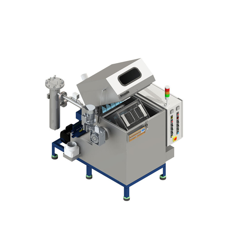 Revolving Small Parts Spray Cum Ultrasonic System - Automatic Grade: Automatic