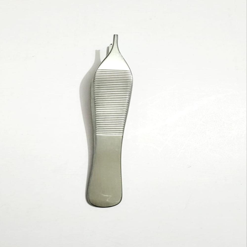 ADSON TOOTH 5 INCH - Surgical-Grade Stainless Steel 5 Inches Length Polished Silver Finish | 1x2 Serrated Teeth for Firm Grip Ergonomic Thumb Handle
