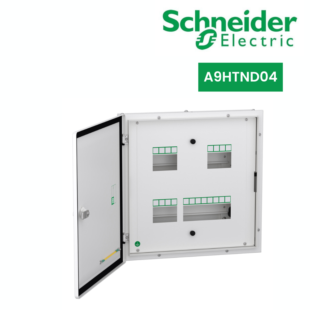 A9HTND04-Acti 9 - TPN DB - double door metal - IP43 - 4 ways