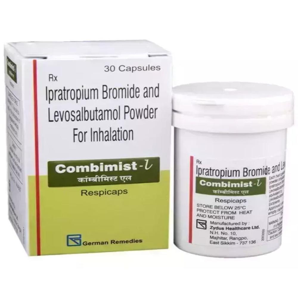Combimist-L Levosalbutamol + Ipratropium Respicap