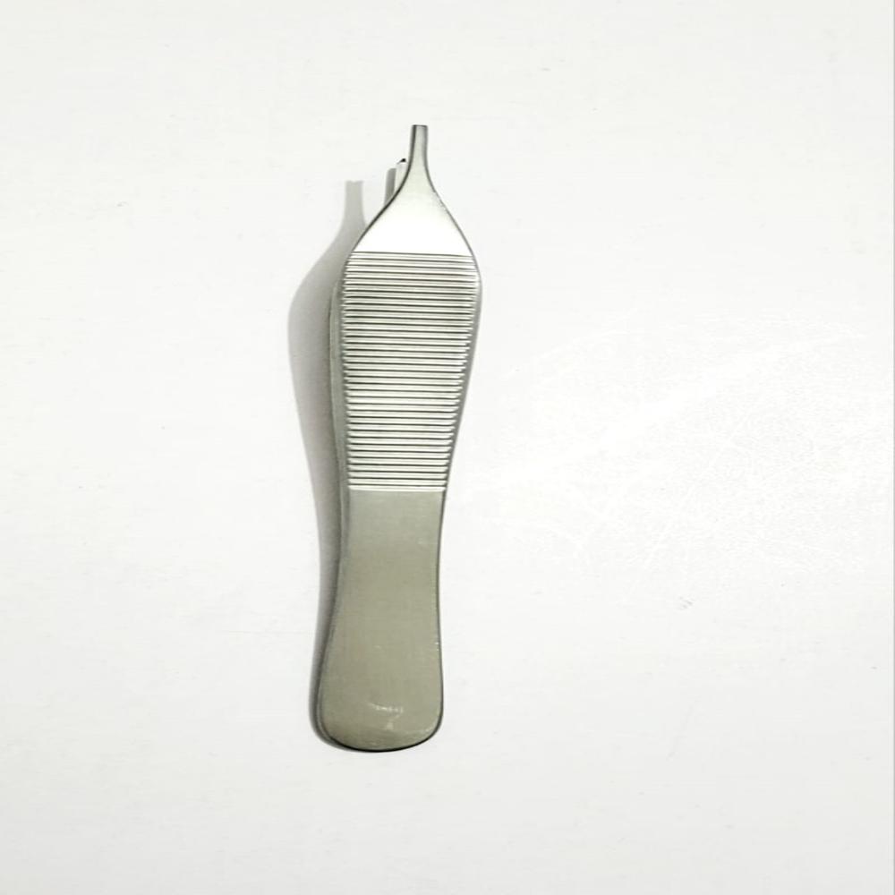ADSON FORCEP TOOTH 6 INCH - Stainless Steel, 6 Inches Long, Silver Finish | 1x2 Serrated Teeth, Ergonomic Thumb Grip, Fully Autoclavable