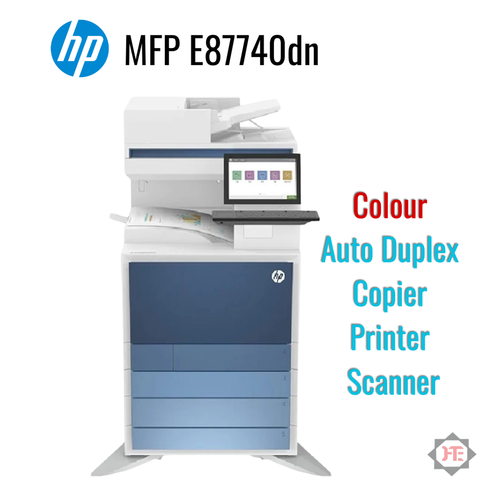 HP Color LaserJet Managed MFP E87740dn Photocopier, Printer, Scanner
