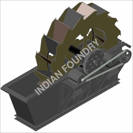 Sand Washer - Mild Steel, 2.4 kg, 440V | Electric Drive, Semi-Automatic, 40 Power, High Efficiency Sand Quality Improvement 
