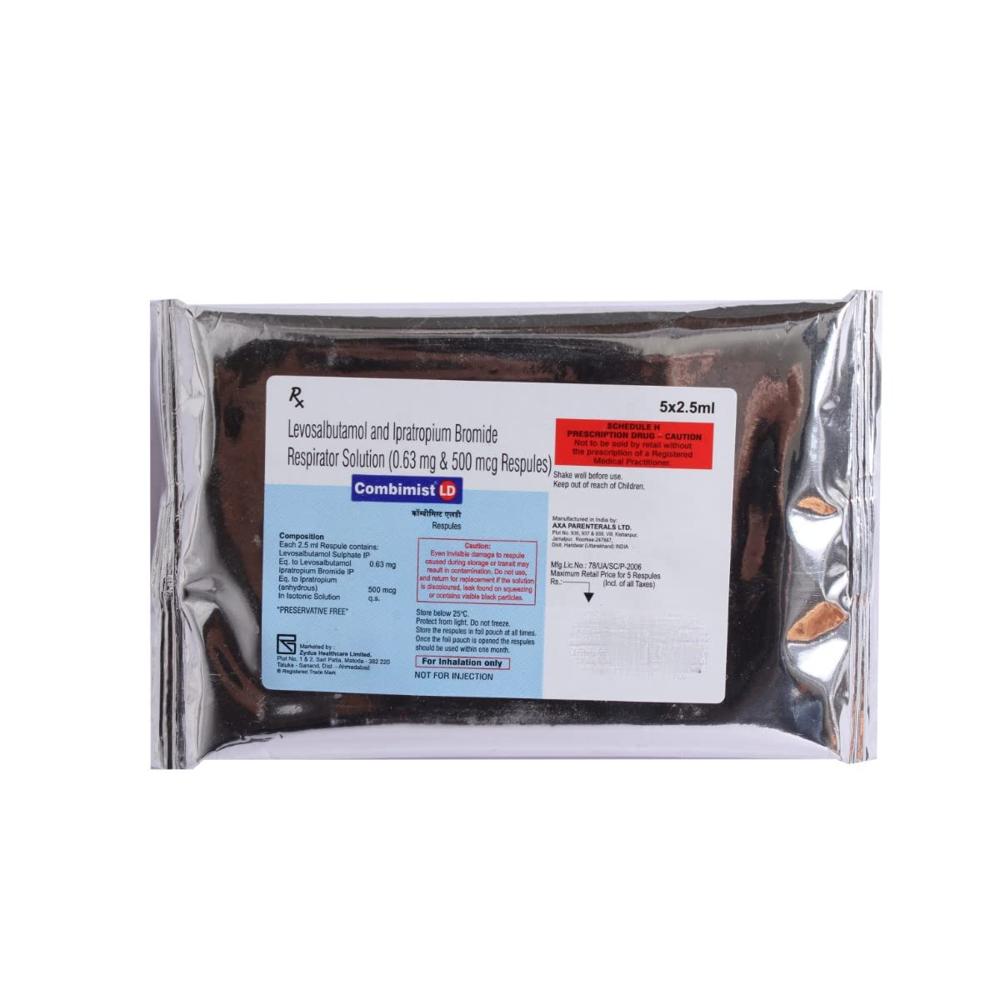 Combimist Ld (2.5Ml Each) Respules - Drug Type: General Medicines