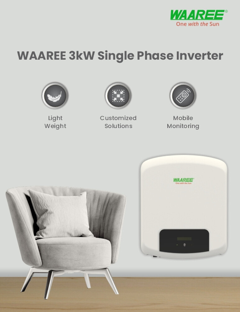 Waaree 3.3 kw On Grid Inverter