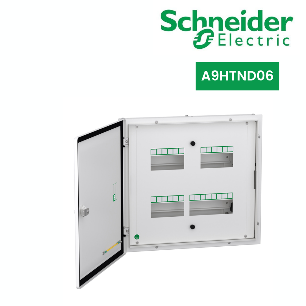 A9HTND06-Acti 9 - TPN DB - double door metal - IP43 - 6 ways