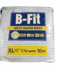 B Fit Adult Diaper Pants - Color: White