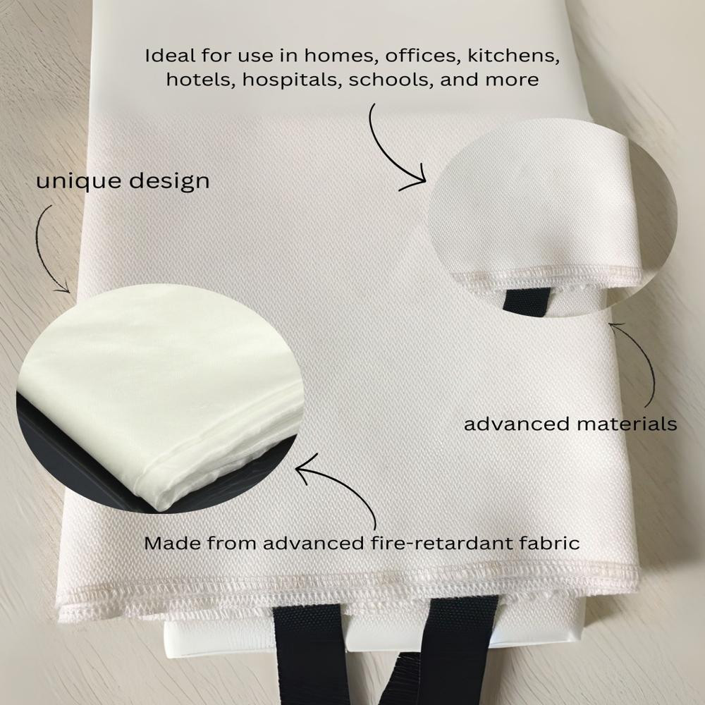 Industrial Fire Blanket - Color: White