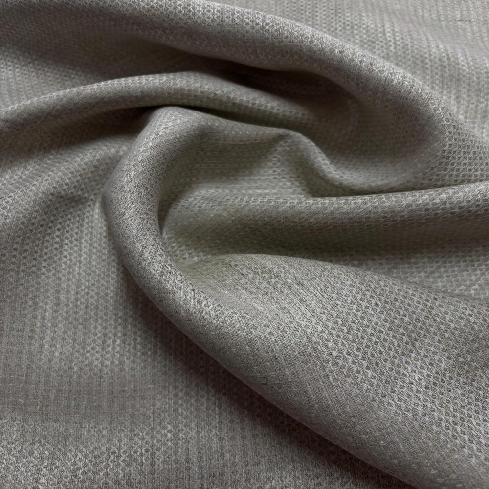 60 Lea Pure Linen natural shade Dobby Fabric