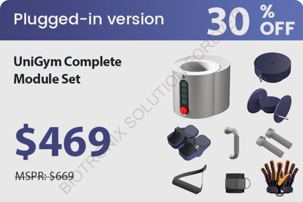 UniGym Motorized Digital Exercise Therapy Device