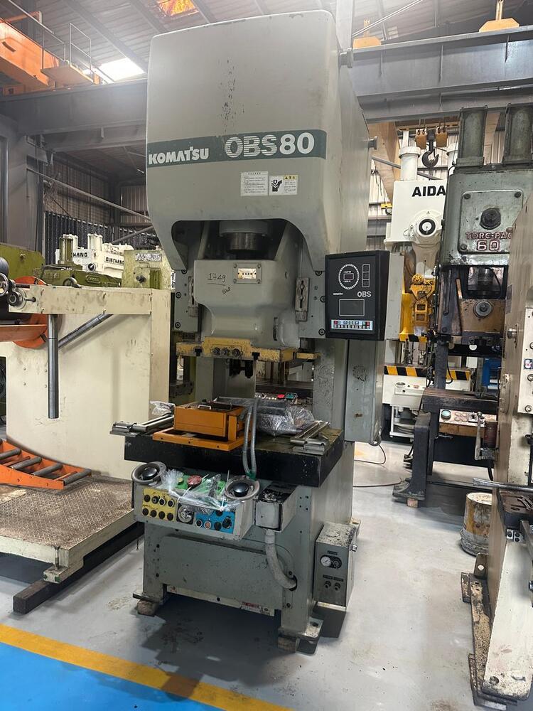 1749 KOMATSU C FRAME SINGLE CRANK PRESS