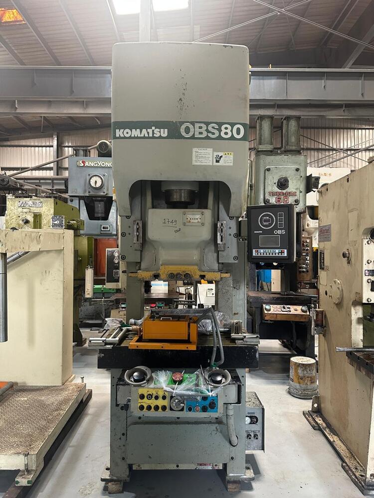 1749 KOMATSU C FRAME SINGLE CRANK PRESS