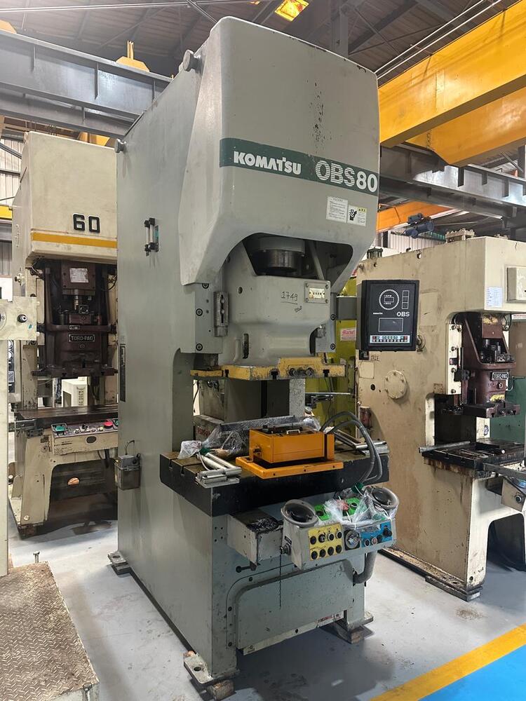 1749 KOMATSU C FRAME SINGLE CRANK PRESS