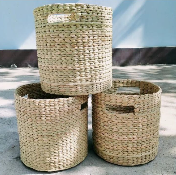 Brown Handmade Laundry Basket