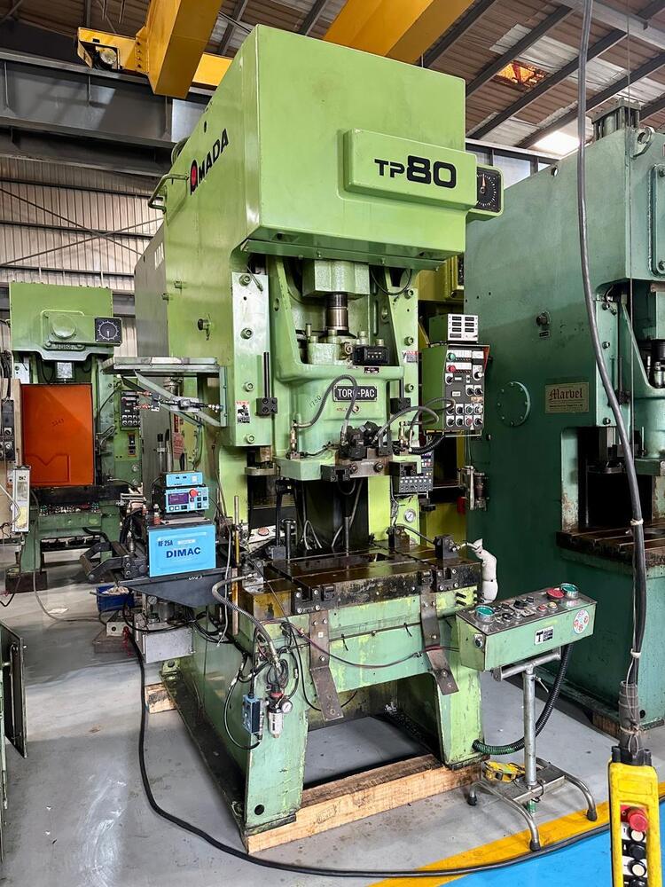 1760 Amada C Frame Single Crank Press - Color: Green