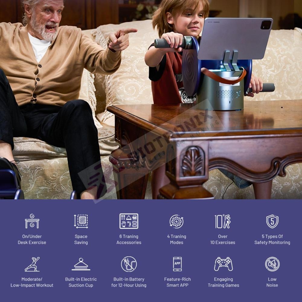 Compact UniGym Rehab Trainer for Arms and Legs